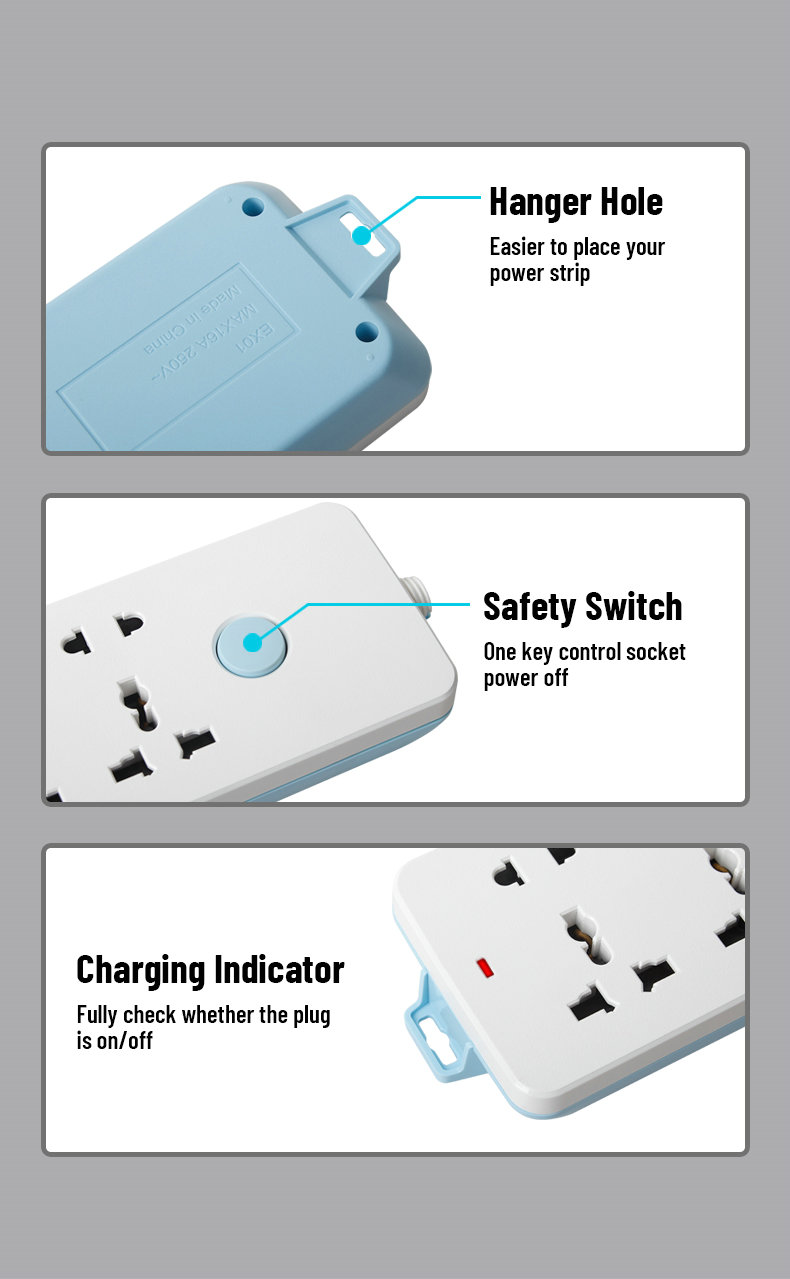 Flat Outlet Power Strip Flat Outlet Power Strip