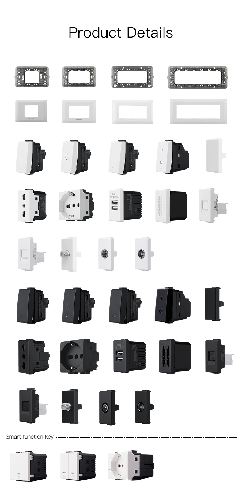 Italian switches and sockets Italian switches and sockets
